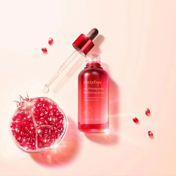 NIB Jeju Innisfree Pomegranate Revitalizing Skincare Travel Kit w/ Special Gift